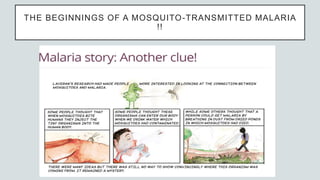 THE BEGINNINGS OF A MOSQUITO-TRANSMITTED MALARIA
!!
 