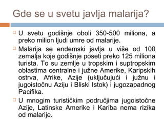 Malarija (mikrobiologija) | PPT