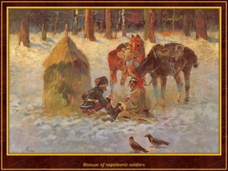 Bivouac of napoleonicsoldiers