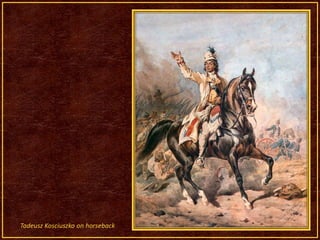 Tadeusz Kosciuszko on horseback