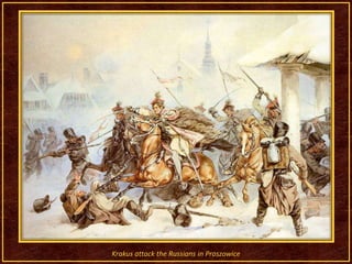 Krakus attack the Russians in Proszowice