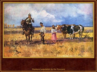Displaced population by the Prussians