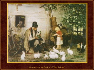 Illustration to the Book VI of "Pan Tadeusz"