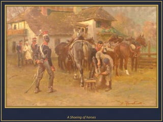 A Shoeing of horses
