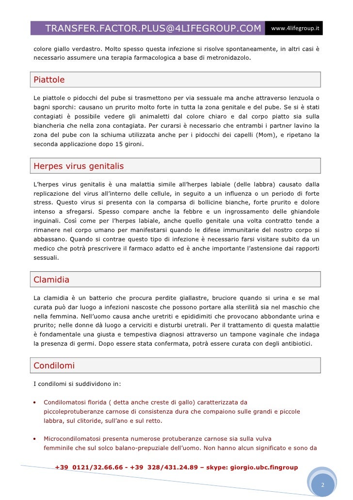 Malattie A Trasmissione Sessuale.