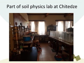 Part of soil physics lab at Chitedze