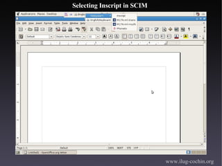 Scim Input Mathod Malayalam with Open Office, ഓപ്പണ് ഓഫീസില് മലയാളം | ODP