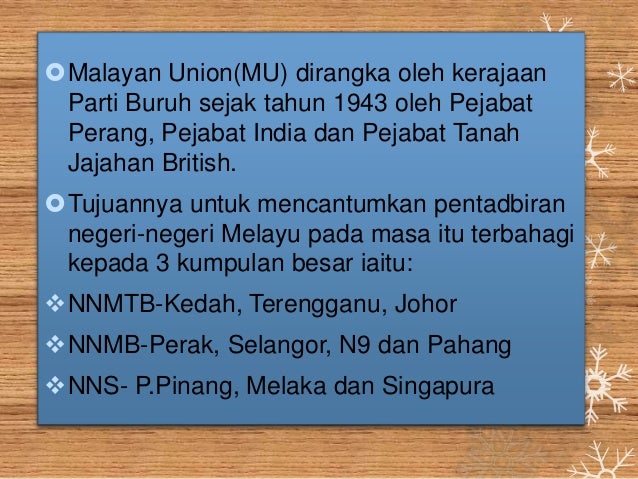 Malayan Union