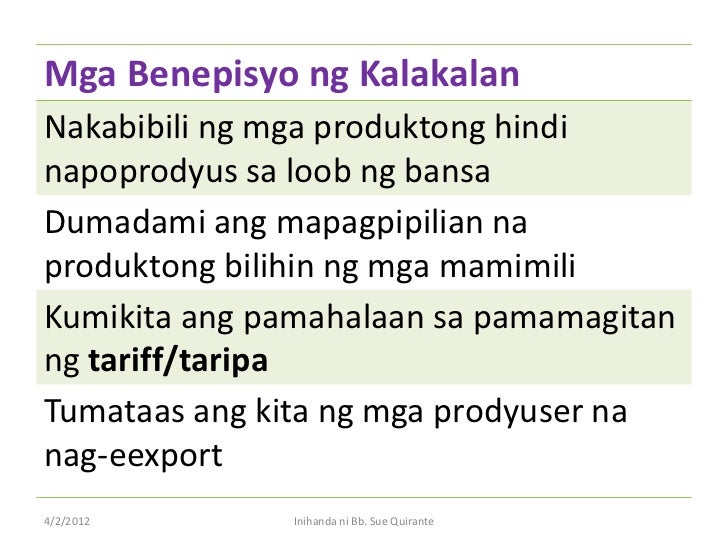 Nagsimula Ang Malayang Kalakalan Sa Pagitan Ng Pilipinas At - Mobile