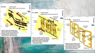  subdivided informally based on
seismostratigraphic unit known as "Group" (Group
A to Group M)
The stratigraphic develop...