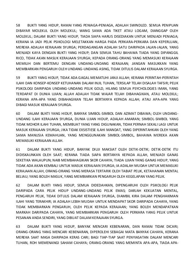 Perintah Bersifat Telepati Of My Tuhan Bapa