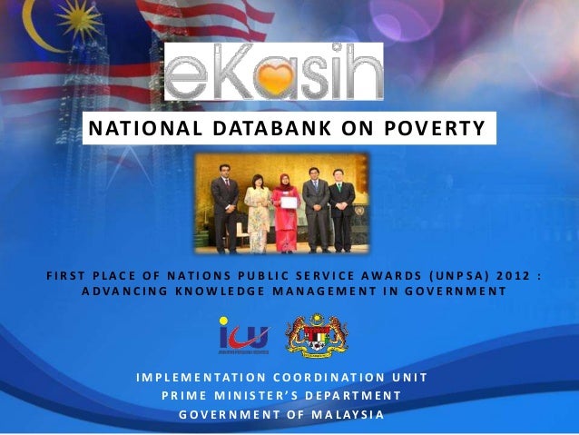 E Kasih National Databank On Poverty Malaysia