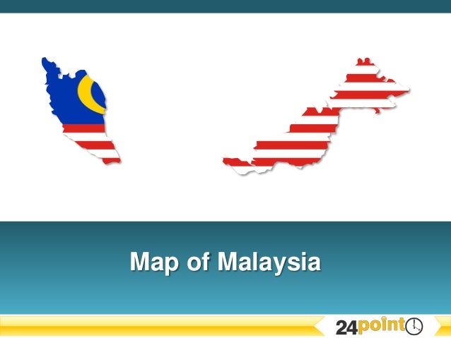 Editable PPT Map Of Malaysia