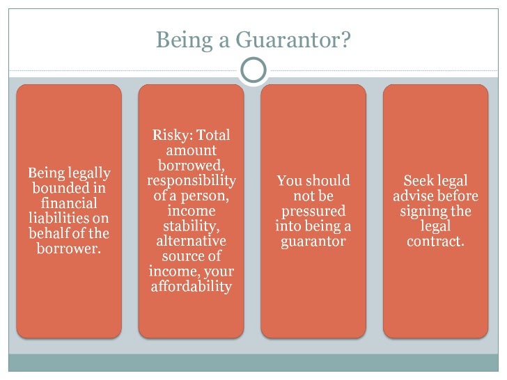 Guarantor Rights, Liabilities and Dangers