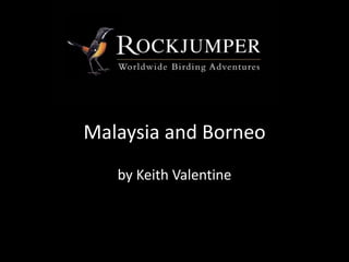 Malaysia and Borneo
by Keith Valentine
 