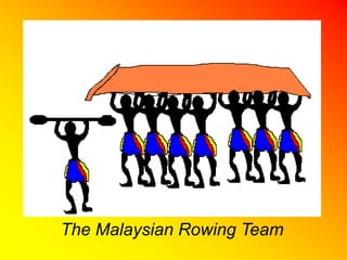 The Malaysian Rowing Team 