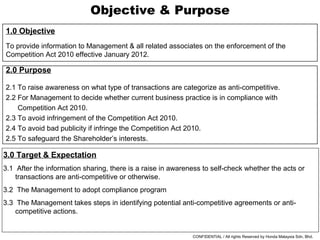 Competition General Statement Malaysian competition law brief information | PPT