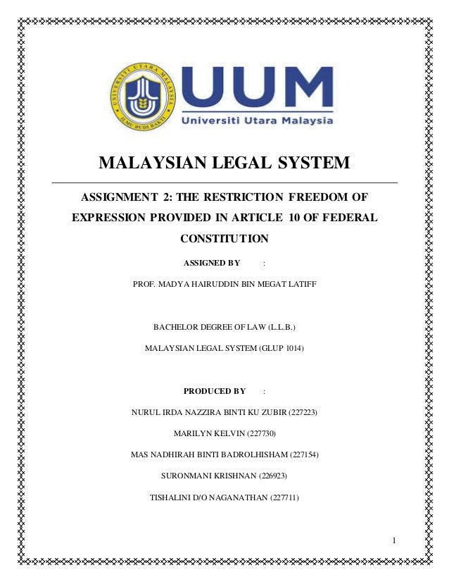 Assignment law in malaysia
