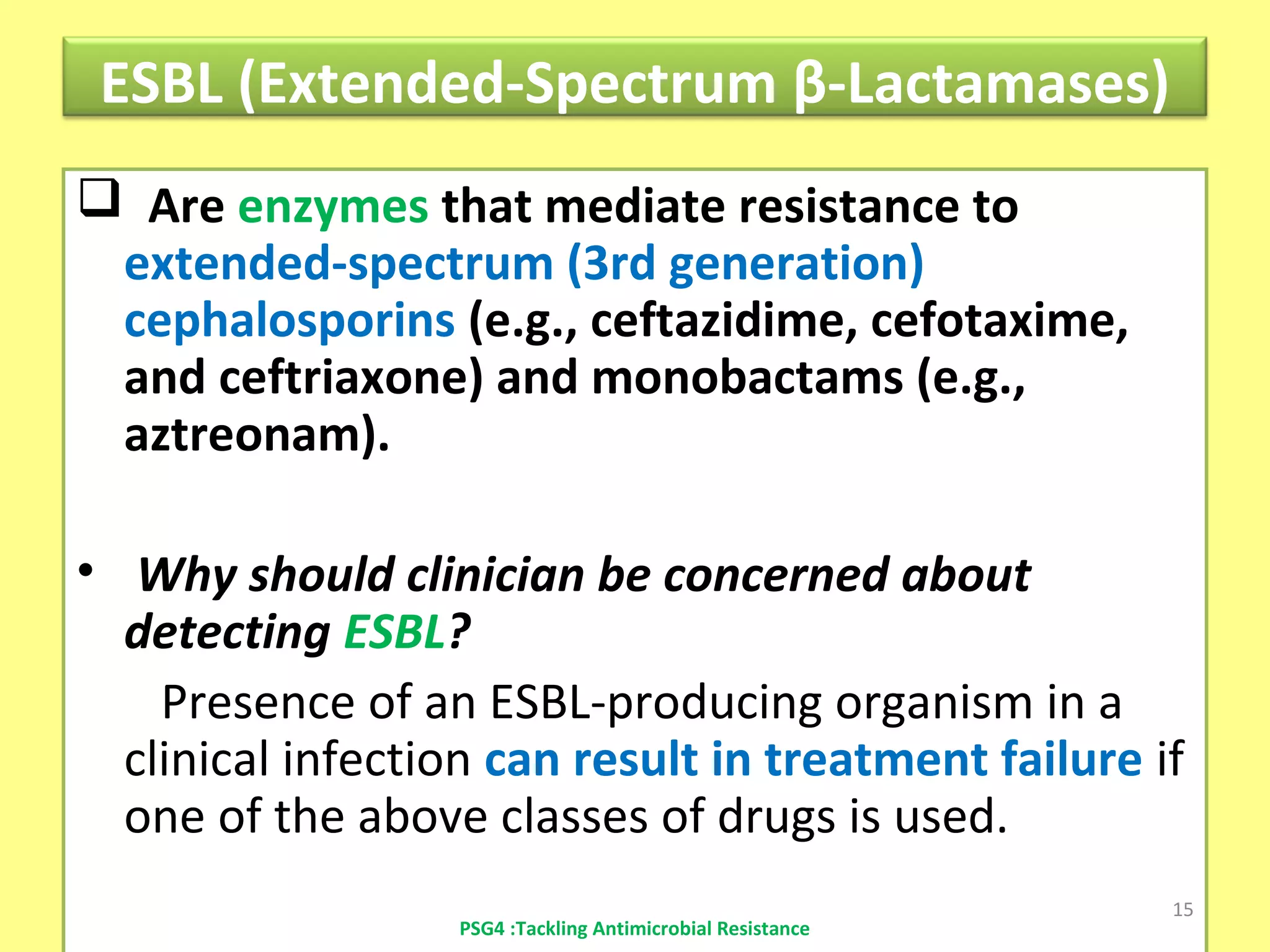 Patient safety goal 4 : Tackling Antimicrobial Resistance | PPT