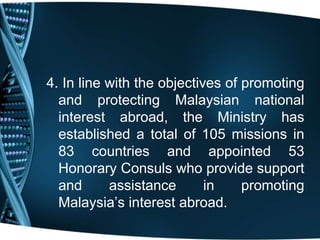 MALAYSIA'S FOREIGN POLICY | PPT