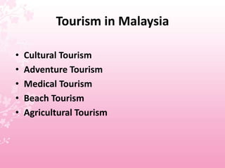 Malaysia vs india tourism | PPT