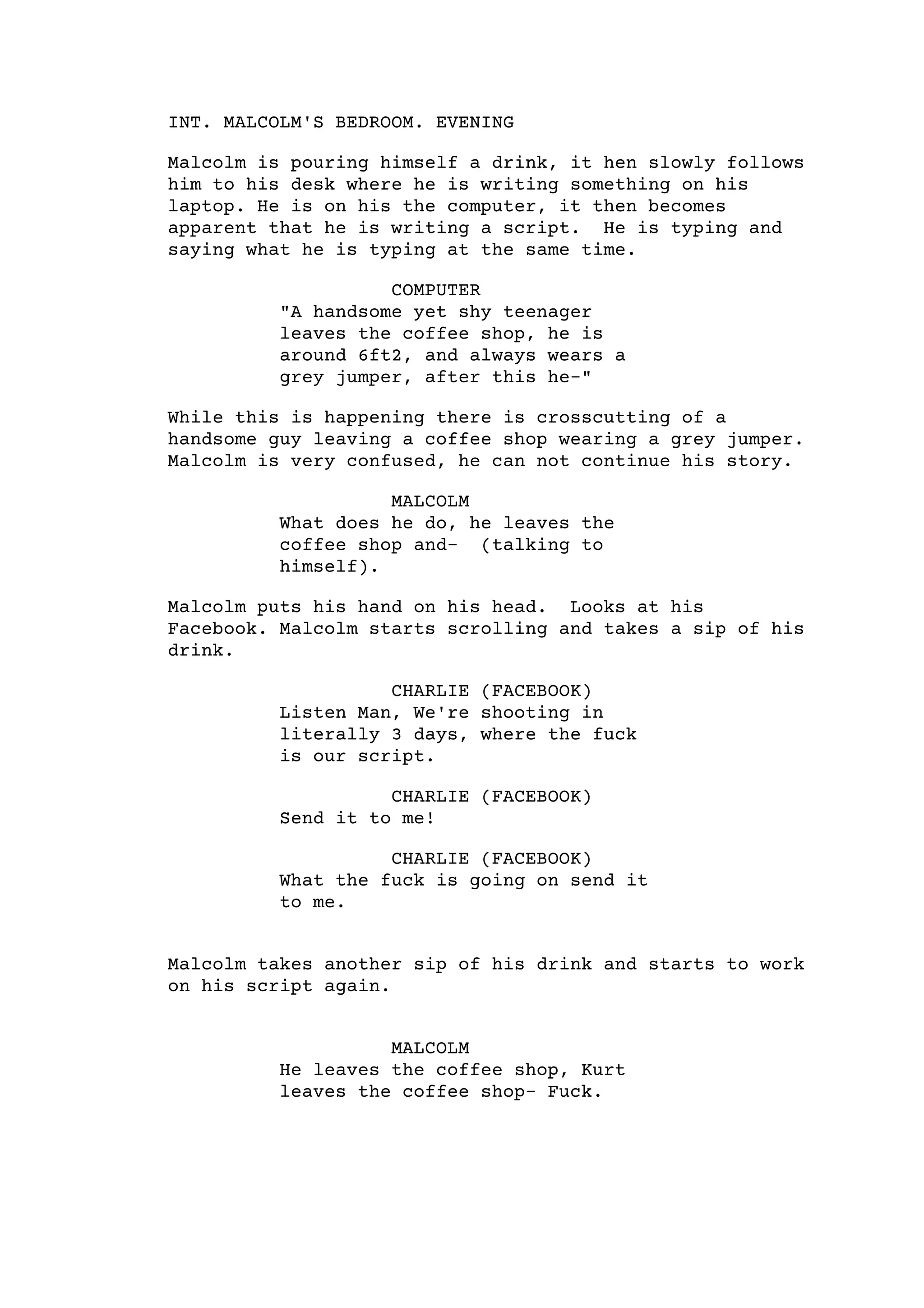 Malcolm 1st Draft | PDF