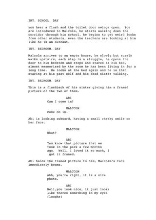 Malcolm third draft | PDF