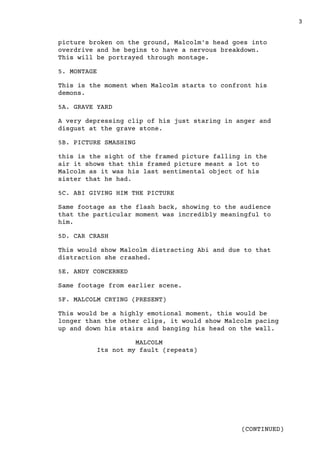 Malcolm third draft | PDF