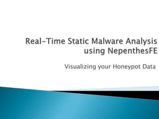 Visualizing your Honeypot Data
 
