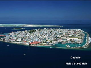 Capitale –  Malé : 81.000 Hab 
