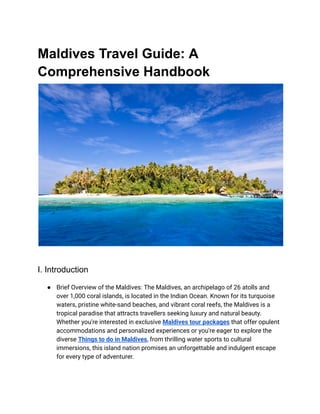 Maldives Travel Guide A Handbook Pdf Maldives Travel Guide A Handbook Pdf 1 320