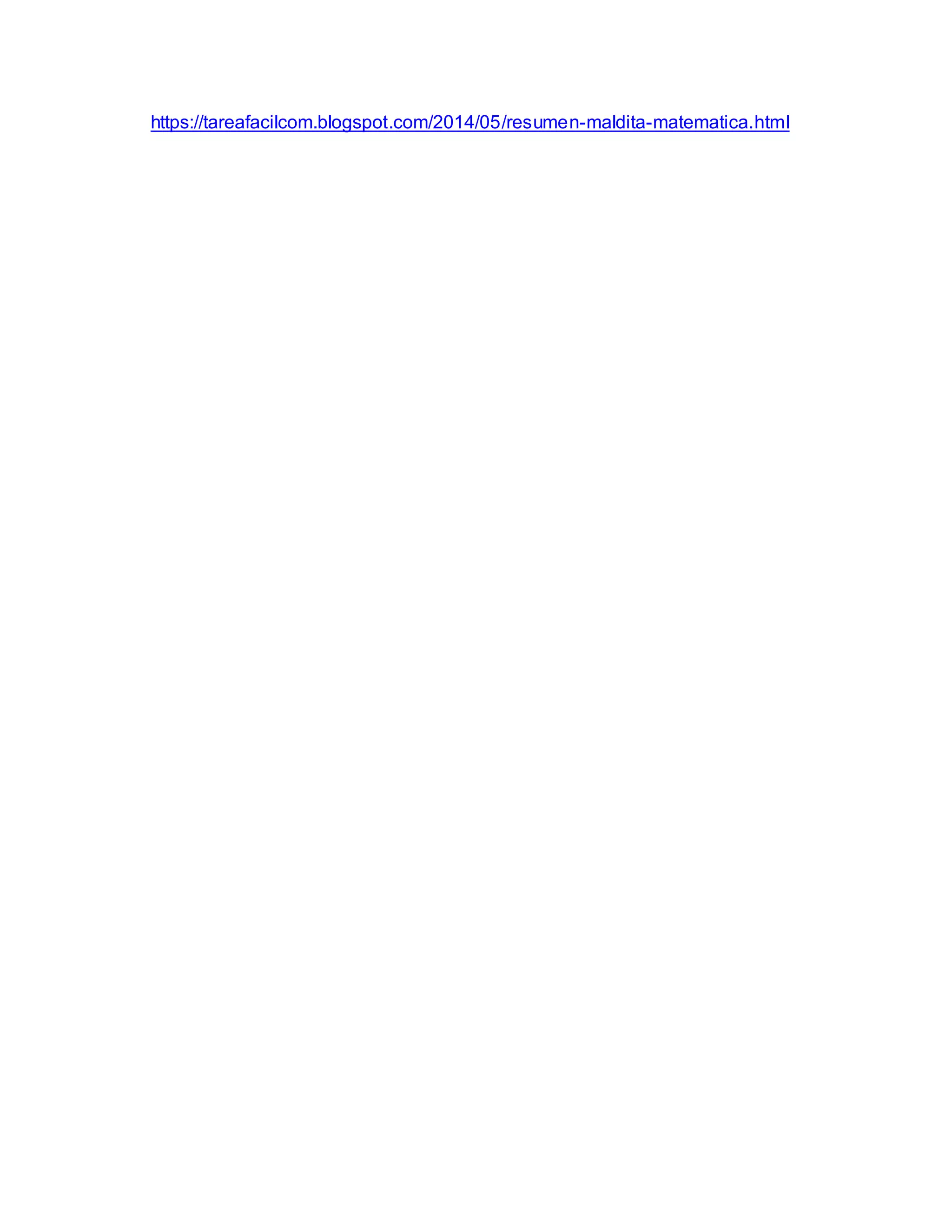 Damn Math malditas matematicas | DOCX