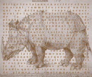 d i r i g e t e s t a l o n s e n a r r i è r e e t n o n
e n a v a n t , c o m m e l e s y e u x d ’ u n f i l s
q u i s e d é t o u r n e r e s p e c t u e u s e -
m e n t d e l a c o n t e m p l a t i o n a u g u s t e
d e l a f a c e m a t e r n e l l e ; o u ,
p l u t ô t , c o m m e u n a n g l e à p e r t e d e
v u e d e g r u e s f r i l e u s e s m é d i t a n t
b e a u c o u p , q u i , p e n d a n t l ’ h i v e r ,
v o l e p u i s s a m m e n t à t r a v e r s l e
s i l e n c e , t o u t e s v o i l e s t e n d u e s ,
v e r s u n p o i n t d é t e r m i n é d e
l ’ h o r i z o n , d ’ o ù t o u t à c o u p p a r t
u n v e n t é t r a n g e e t f o r t , p r é c u r -
s e u r d e l a t e m p ê t e . L a g r u e l a p l u s
v i e i l l e e t q u i f o r m e à e l l e s e u l e
l ’ a v a n t - g a r d e , v o y a n t c e l a ,
b r a n l e l a t ê t e c o m m e u n e p e r s o n n e
r a i s o n n a b l e , c o n s é q u e m m e n t s o n
b e c a u s s i q u ’ e l l e f a i t c l a q u e r , e t
n ’ e s t p a s c o n t e n t e ( m o i , n o n p l u s ,
j e n e l e s e r a i s p a s à s a p l a c e ) ,
t a n d i s q u e s o n v i e u x c o u , d é g a r n i
d e p l u m e s e t c o n t e m p o r a i n d e
 