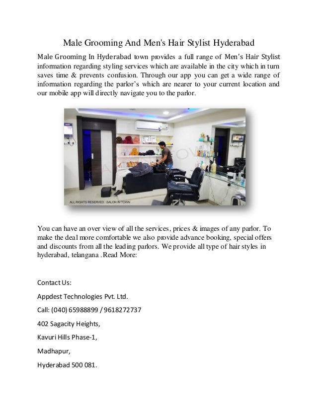 Male Grooming And Men S Hair Stylist Hyderabad