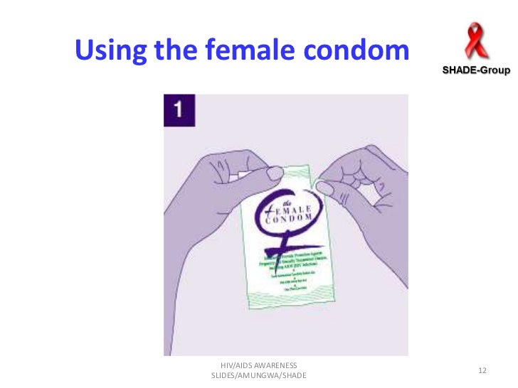 Male and Female condom use steps
