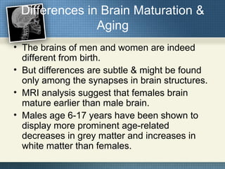 Difference Between Men And Women Brain