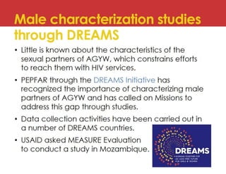 Characterizing male sexual partners of adolescent girls and young women