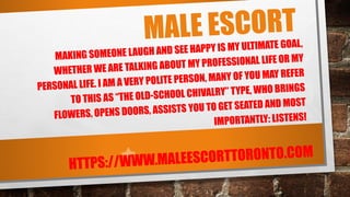 MALE ESCORTupscale straight male escort based in Toronto