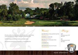 Royal Albartross Golf Shoes Male & female 2013