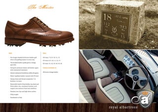 Royal Albartross Golf Shoes Male & female 2013