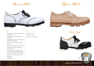 Royal Albartross Golf Shoes Male & female 2013