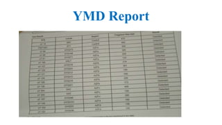 YMD Report
 