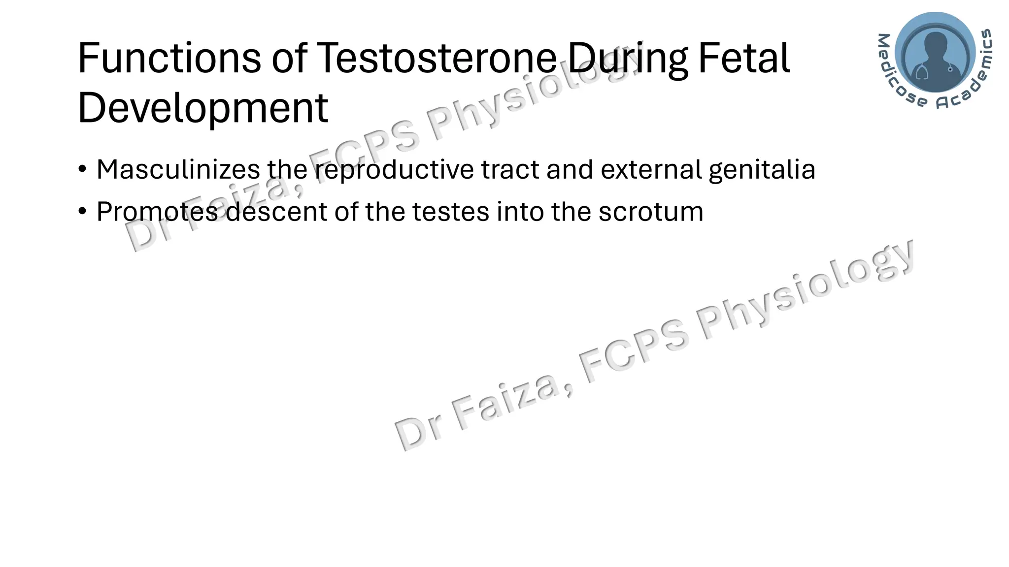 "Male Reproductive and Hormonal Physiology"