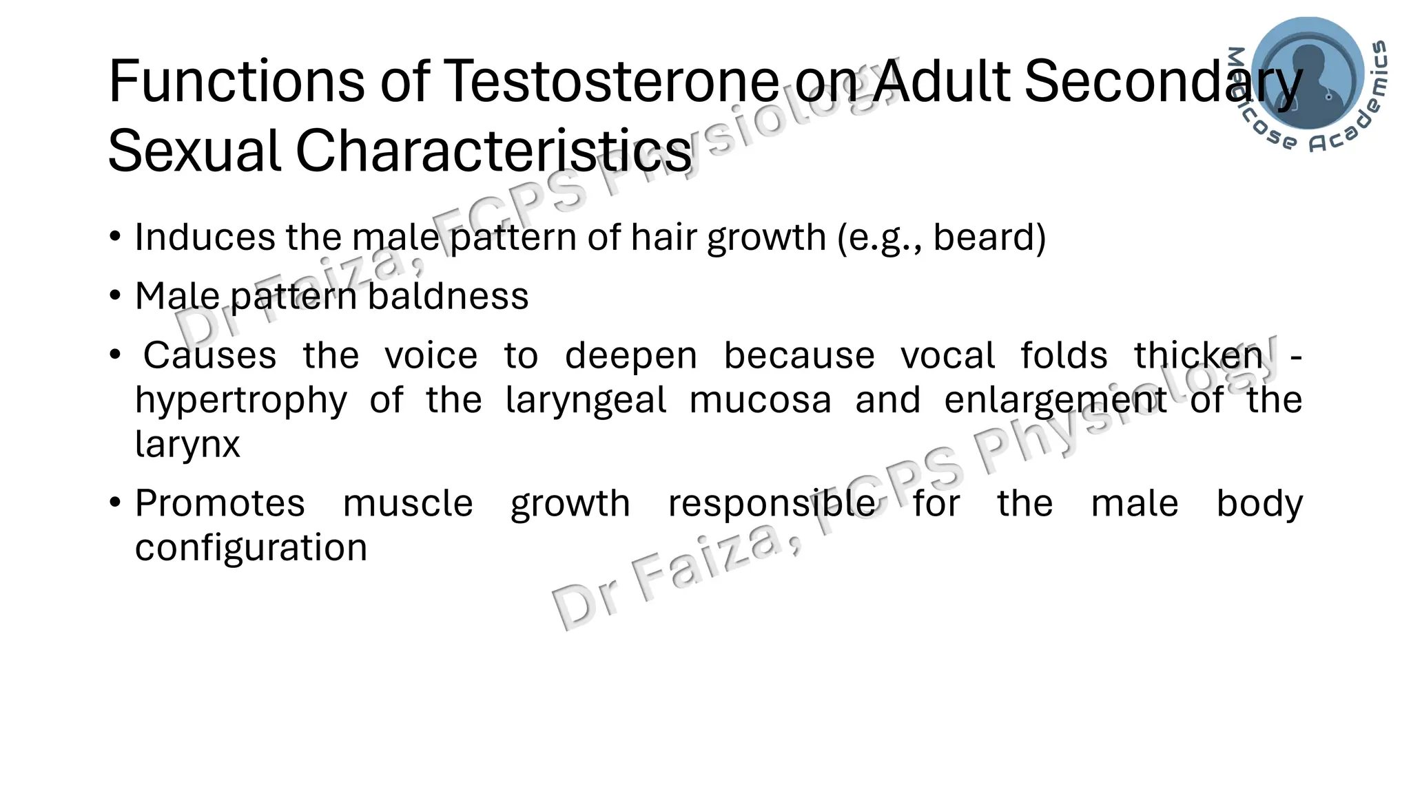 "Male Reproductive and Hormonal Physiology"