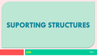 SUPORTING STRUCTURES
JSN Jegan
 
