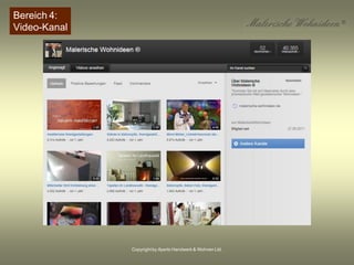 Copyrightby Aperto Handwerk & Wohnen Ltd.
Bereich 4:
Video-Kanal
 