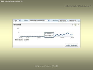 Copyrightby Aperto Handwerk & Wohnen Ltd.
www.malerische-wohnideen.de
 