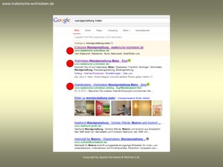 Copyrightby Aperto Handwerk & Wohnen Ltd.
www.malerische-wohnideen.de
 