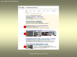 Copyrightby Aperto Handwerk & Wohnen Ltd.
www.malerische-wohnideen.de
 