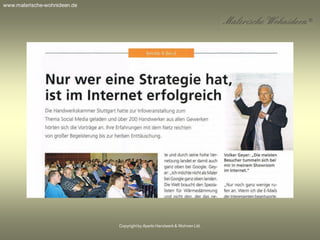 Copyrightby Aperto Handwerk & Wohnen Ltd.
www.malerische-wohnideen.de
 